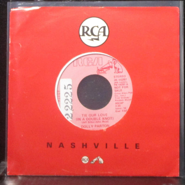 Dolly Parton - Tie Our Love (In A Double Knot) 7" Mint- Promo Vinyl 45 RCA 1985 - Shuga Records