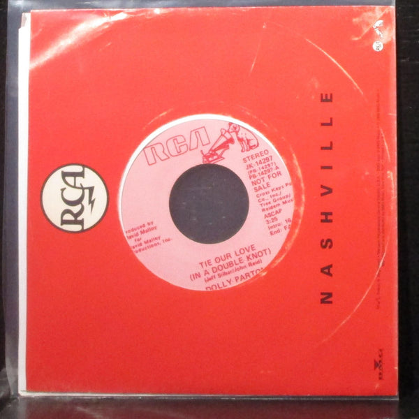 Dolly Parton - Tie Our Love (In A Double Knot) 7" Mint- Promo Vinyl 45 RCA 1985 - Shuga Records