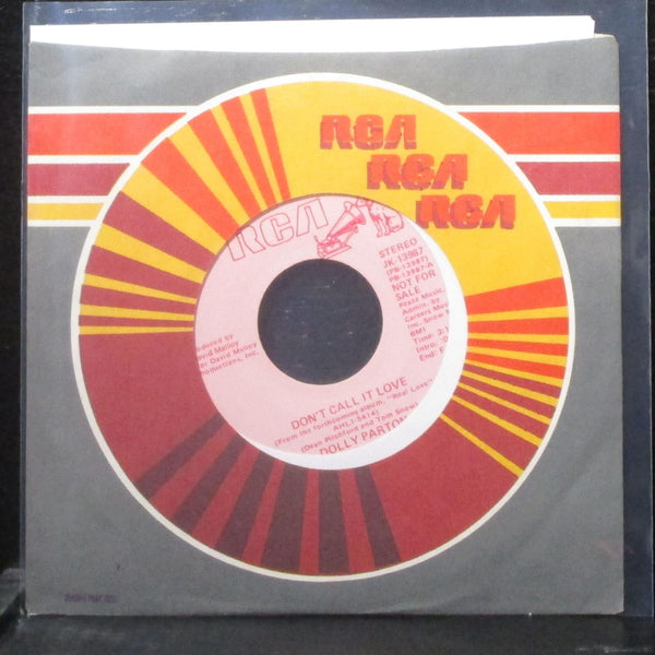 Dolly Parton - Don't Call It Love 7" Mint- Promo Red Vinyl 45 RCA JK-13987 USA - Shuga Records