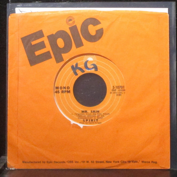 Spirit - Mr. Skin / Soldier 7" VG+ Vinyl 45 Epic 5-10701 USA 1972 - Shuga Records