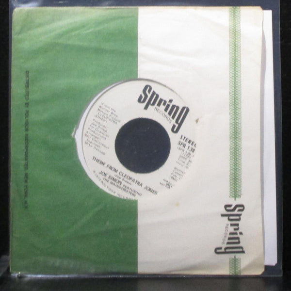 Joe Simon - Theme From Cleopatra Jones 7" Mint- Promo Vinyl 45 Spring SPR 138 - Shuga Records