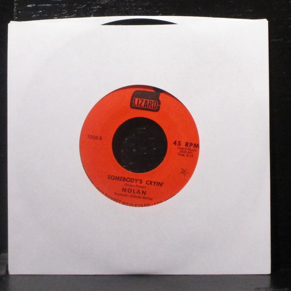 Nolan - I Like What You Give / Somebody's Cryin' 7" Mint- Vinyl 45 Lizard 1008 - Shuga Records