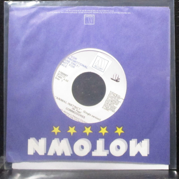 Commodores - Animal Instinct 7" Mint- Promo Vinyl 45 Motown 1788MF USA 1985 - Shuga Records