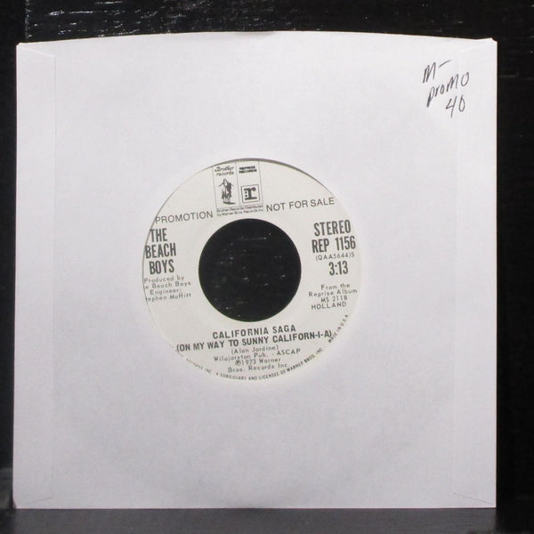 The Beach Boys - California Saga 7" Mint- Promo Vinyl 45 Brother REP 1156 USA - Shuga Records