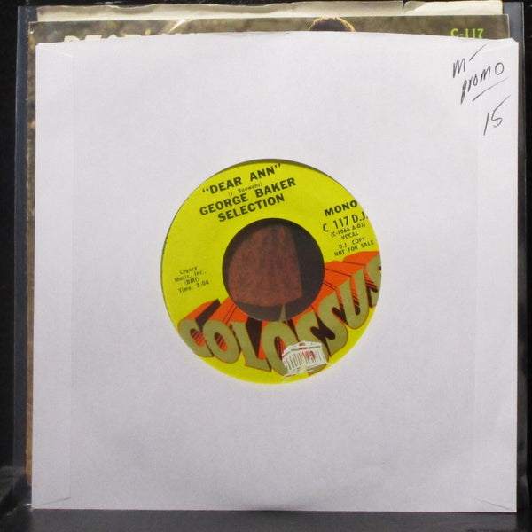 George Baker Selection - Dear Ann 7" Mint- Promo Vinyl 45 Colossus C 117 D.J. - Shuga Records