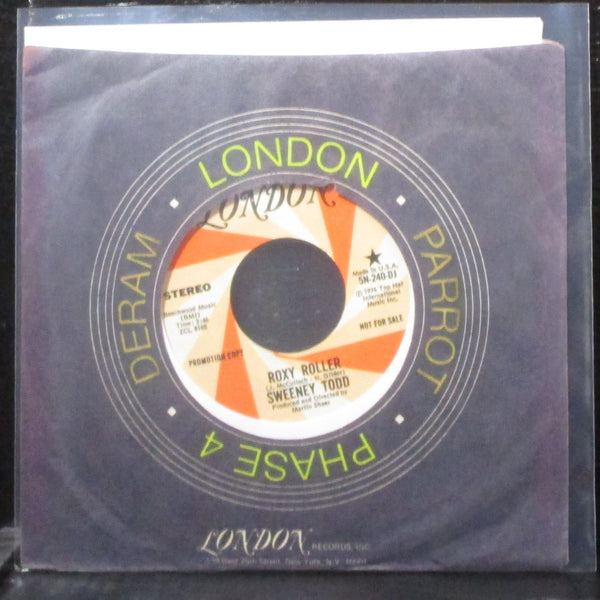 Sweeney Todd - Roxy Roller 7" Mint- Promo Vinyl 45 London 5N-240-DJ USA 1976 - Shuga Records