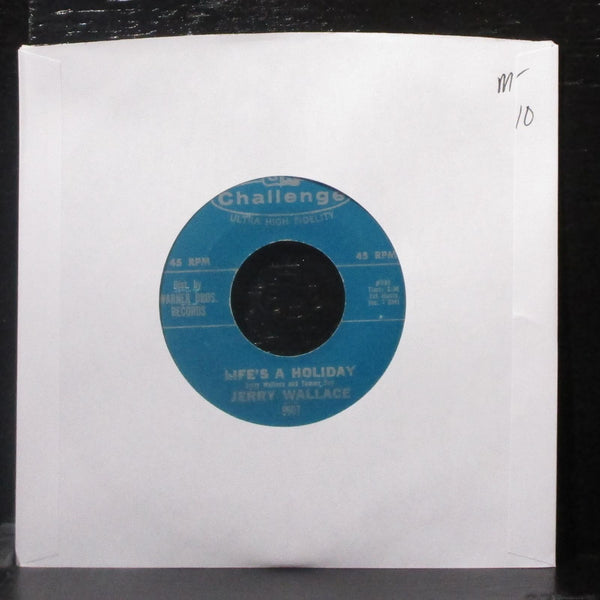 Jerry Wallace - Life's A Holiday / I Can See An Angel Walking 7" Mint- Vinyl 45 - Shuga Records