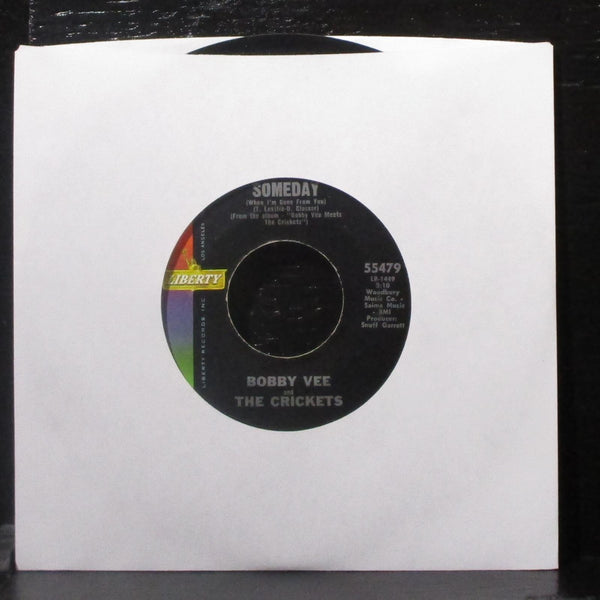 Bobby Vee - Punish Her / Someday 7" VG Vinyl 45 Liberty 55479 USA 1962 - Shuga Records