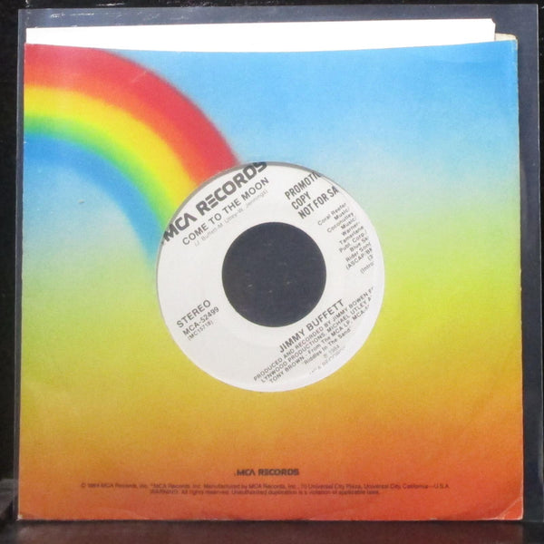 Jimmy Buffett - Bigger Than The Both Of Us 7" Mint- Promo Vinyl 45 MCA-52499 USA - Shuga Records
