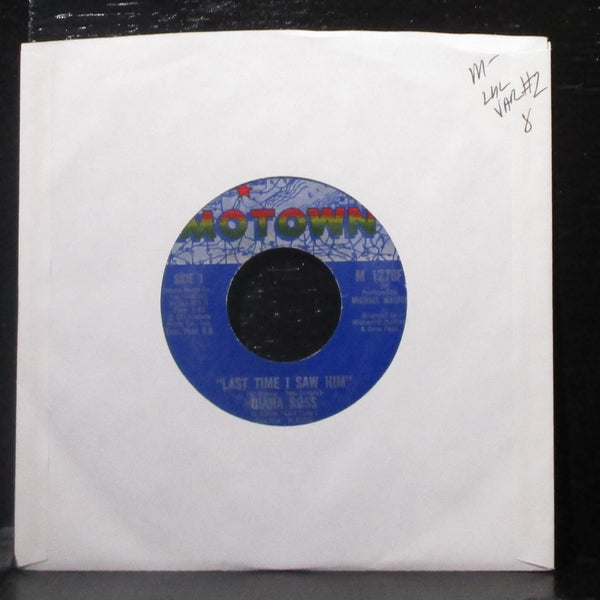 Diana Ross - Last Time I Saw Him / Save The Children 7" Mint- Vinyl 45 lbl var 2 - Shuga Records