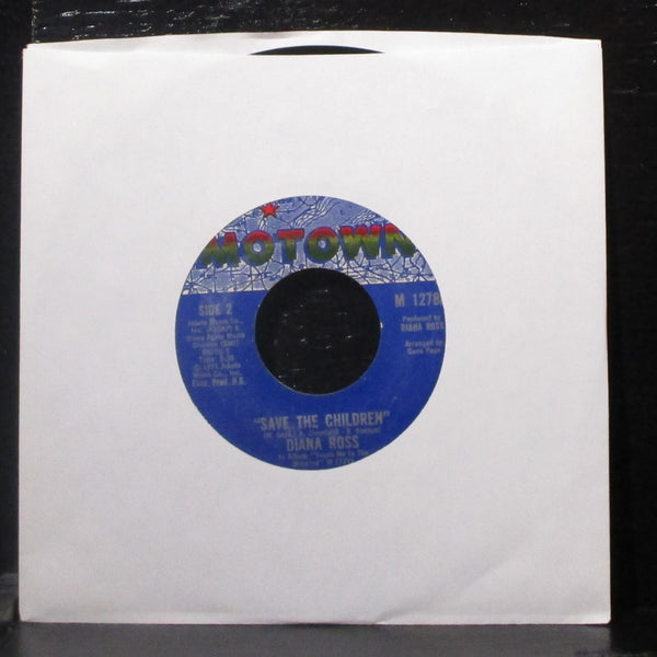 Diana Ross - Last Time I Saw Him / Save The Children 7" Mint- Vinyl 45 lbl var 2 - Shuga Records