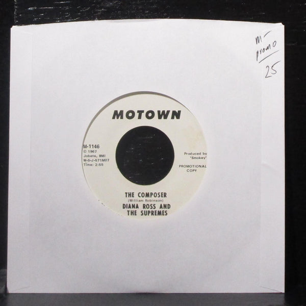 Diana Ross & The Supremes - The Composer 7" Mint- Promo Vinyl 45 Motown M-1146 - Shuga Records