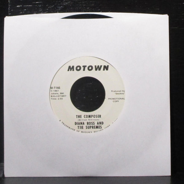 Diana Ross & The Supremes - The Composer 7" Mint- Promo Vinyl 45 Motown M-1146 - Shuga Records