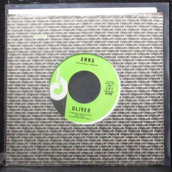 Oliver - Angelica / Anna 7" Mint- Vinyl 45 Crewe 341 USA 1970 - Shuga Records