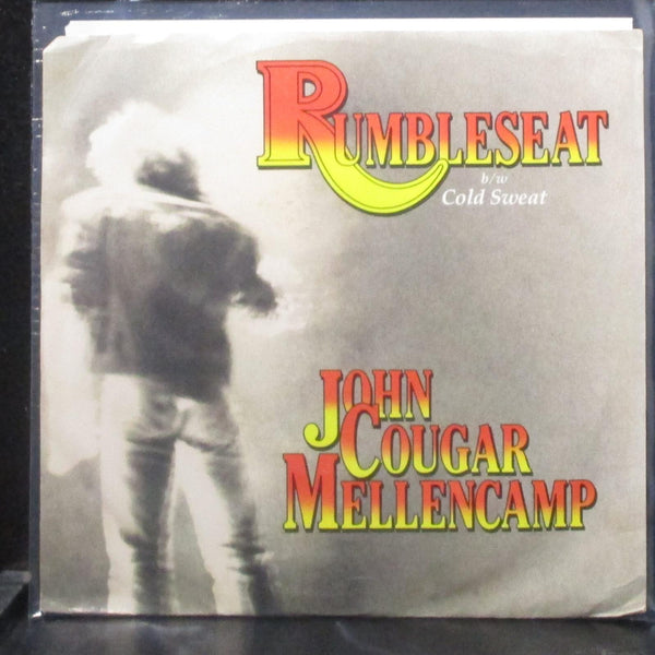 John Cougar Mellencamp - Rumbleseat / Cold Sweat 7" Mint- Vinyl 45 Riva 1985 - Shuga Records