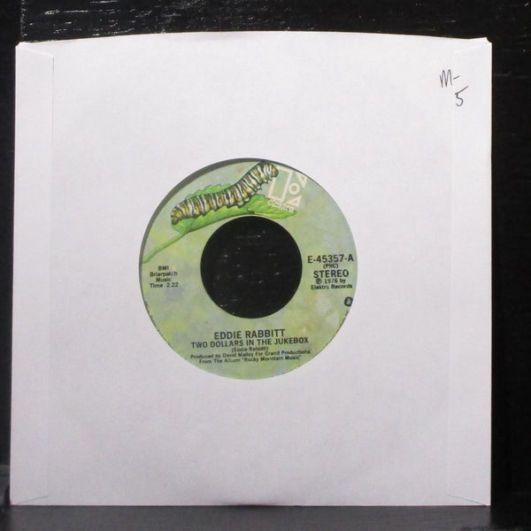 Eddie Rabbitt - Two Dollars In The Jukebox 7" Mint- Vinyl 45 Elektra E-45357 USA - Shuga Records