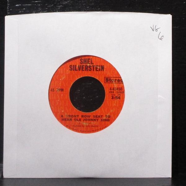 Shel Silverstein - A Front Row Seat To Hear Ole Johnny Sing 7" VG 45 Columbia - Shuga Records