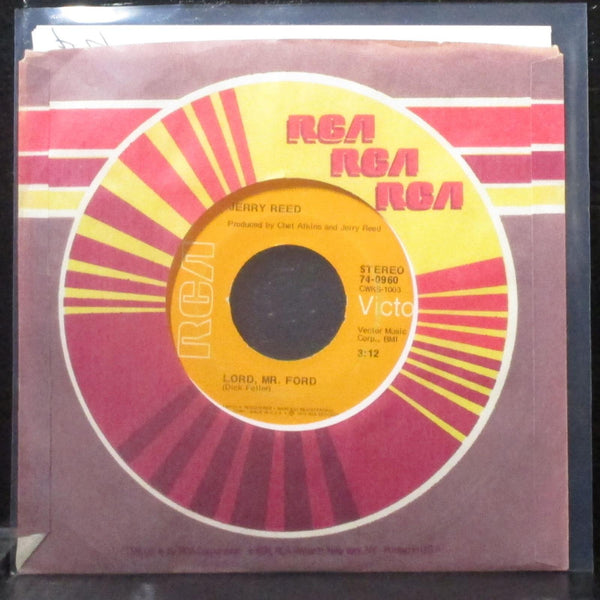 Jerry Reed - Lord, Mr. Ford / Two-Timin' 7" VG+ Vinyl 45 RCA 74-0960 USA 1973 - Shuga Records