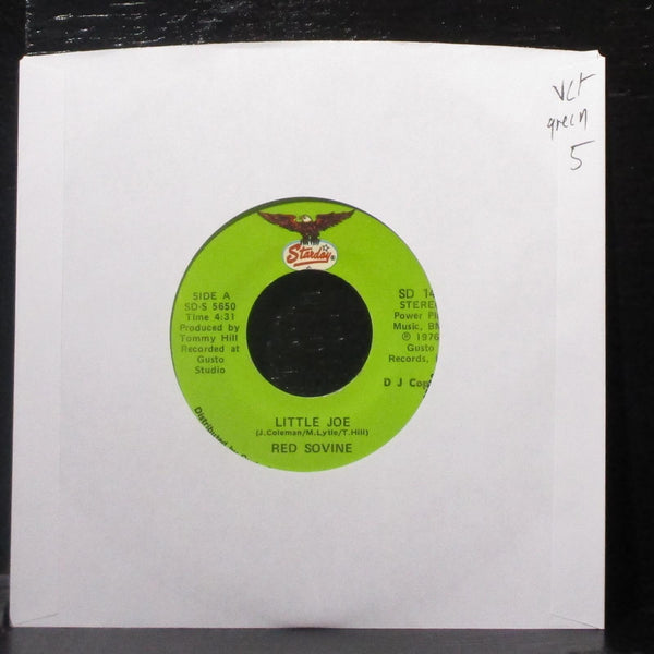 Red Sovine - Little Joe 7" VG+ Promo Vinyl 45 Starday SD 144 USA 1976 - Shuga Records