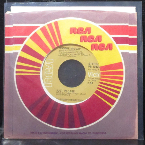 Ronnie Milsap - Just In Case / Remember To Remind Me 7" VG+ Vinyl 45 RCA 1975 - Shuga Records