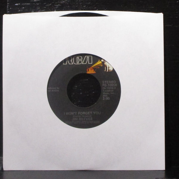 Jim Reeves - It's Nothin' To Me / I Won't Forget You 7" VG+ Vinyl 45 RCA 1977 - Shuga Records