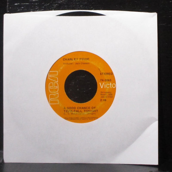Charley Pride - Afraid Of Losing You Again 7" VG+ Vinyl 45 RCA 74-0265 USA 1969 - Shuga Records