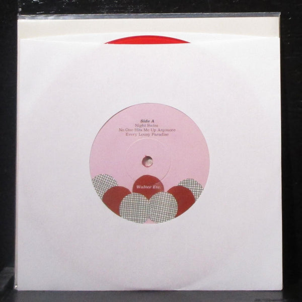 Walter Etc. / Diners Split EP 7" Mint- Red Vinyl 45 + MP3 code Lauren LR62 2017 - Shuga Records