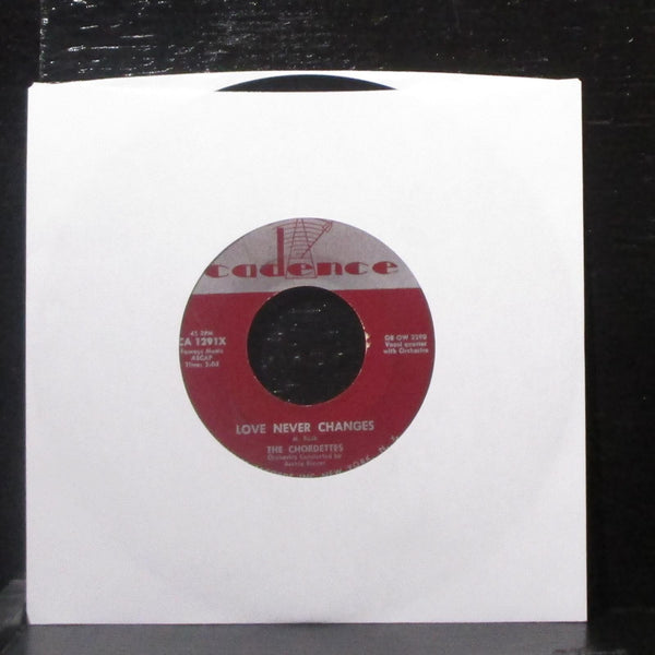 The Chordettes - Born To Be With You / Love Never Changes 7" VG Vinyl 45 Cadence - Shuga Records