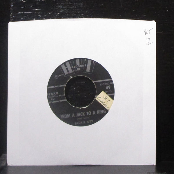 Jackie Ott - From A Jack To A King 7" VG+ Vinyl 45 Hit 49 USA 1963 - Shuga Records