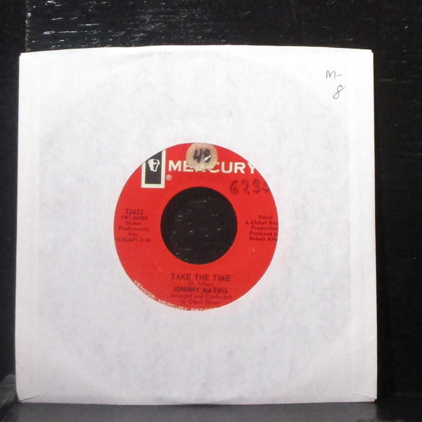 Johnny Mathis - Take The Time / Dianacita 7" Mint- Vinyl 45 Mercury 72432 USA - Shuga Records