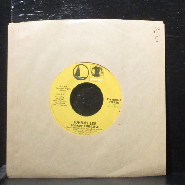 Johnny Lee / Eagles - Lookin' For Love / Lyin' Eyes 7" VG+ Vinyl 45 Asylum 1980 - Shuga Records