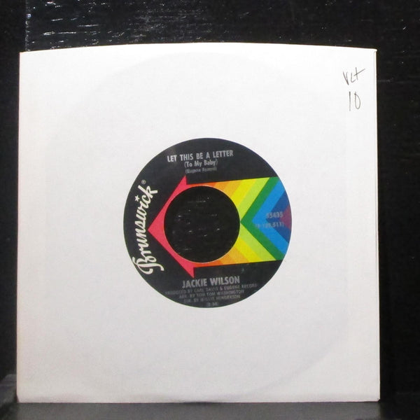 Jackie Wilson - Let This Be A Letter / Didn't I 7" VG+ Vinyl 45 Brunswick 55435 - Shuga Records