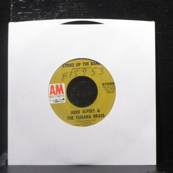 Herb Alpert - Jerusalem / Strike Up The Band 7" Mint- Vinyl 45 A&M 1225-S USA - Shuga Records