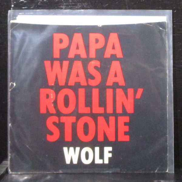 Wolf - Papa Was A Rollin' Stone / Window On A Dream 7" VG+ Vinyl 45 Costellation - Shuga Records