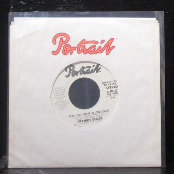 Frannie Golde - Here I Go (Fallin' In Love Again) 7" Mint- Promo Vinyl 45 1979 - Shuga Records