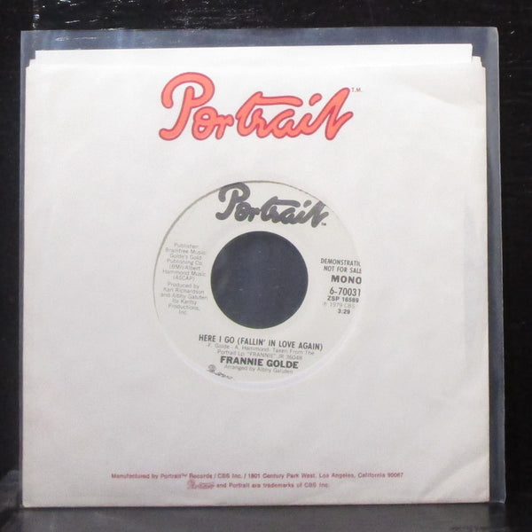 Frannie Golde - Here I Go (Fallin' In Love Again) 7" Mint- Promo Vinyl 45 1979 - Shuga Records