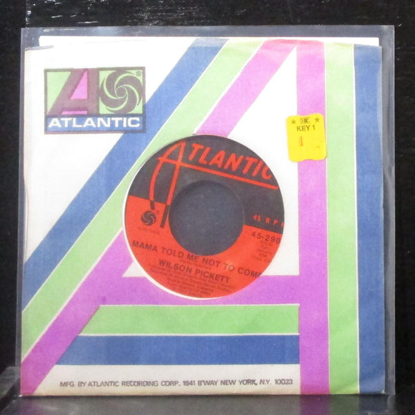 Wilson Pickett - Mama Told Me Not To Come 7" Mint- Vinyl 45 Atlantic 45-2909 USA - Shuga Records