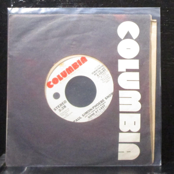 Paul Simon & Phoebe Snow - Gone At Last 7" Mint- Promo Vinyl 45 Columbia 3-10197 - Shuga Records