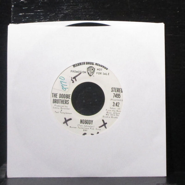 The Doobie Brothers - Nobody 7" VG+ Promo Vinyl 45 WB 7495 USA 1971 - Shuga Records