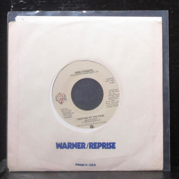 Dire Straits - Twisting By The Pool 7" VG+ Vinyl 45 WB 7-29706 USA 1983 - Shuga Records