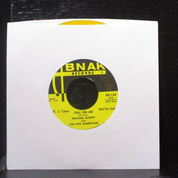 Michael Rabon - Virginia Girl / Call On Me 7" Mint- Promo Vinyl 45 Abnak AB 134 - Shuga Records