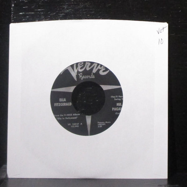 Ella Fitzgerald - Mr. Paganini / You're Driving Me Crazy 7" VG+ Vinyl 45 Verve - Shuga Records