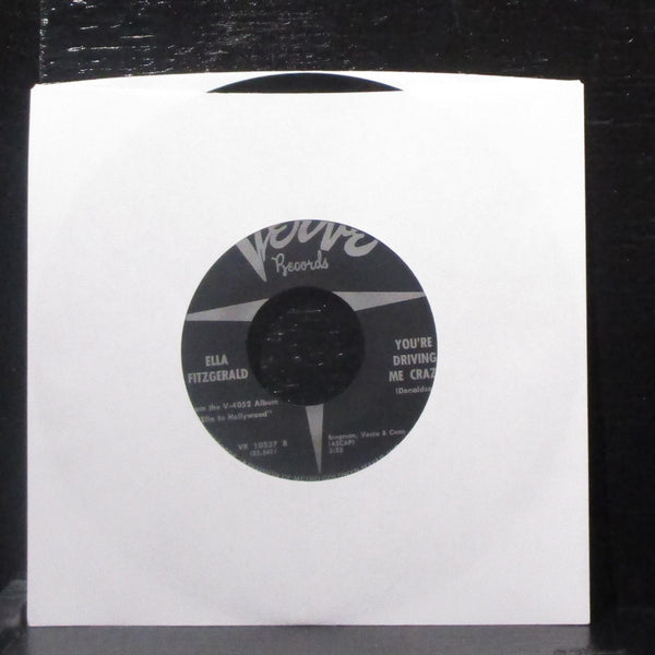 Ella Fitzgerald - Mr. Paganini / You're Driving Me Crazy 7" VG+ Vinyl 45 Verve - Shuga Records
