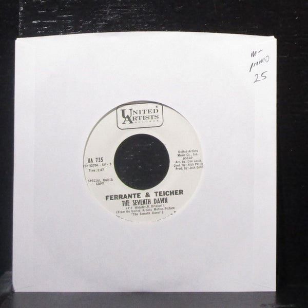 Ferrante & Teicher - The Seventh Dawn / You're Too Much 7" Mint- Promo Vinyl 45 - Shuga Records