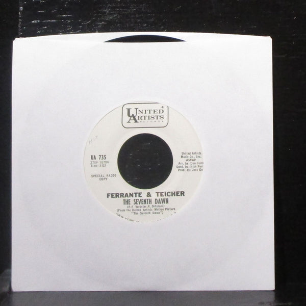 Ferrante & Teicher - The Seventh Dawn / You're Too Much 7" Mint- Promo Vinyl 45 - Shuga Records
