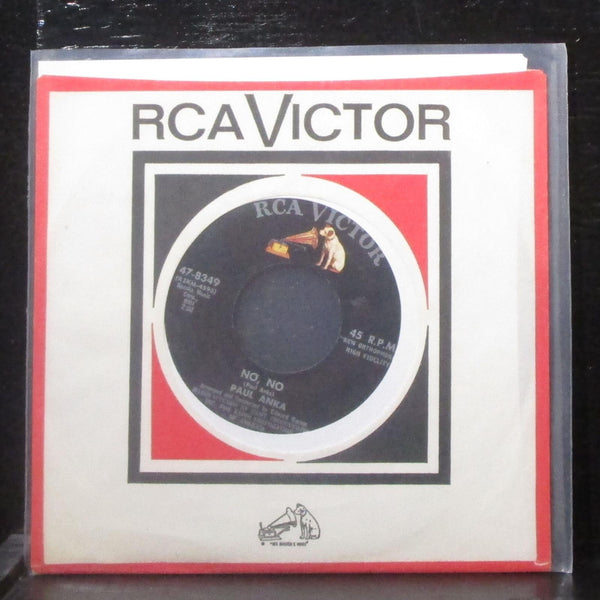 Paul Anka - My Baby's Comin' Home / No, No 7" Mint- Vinyl 45 RCA 47-8349 USA - Shuga Records