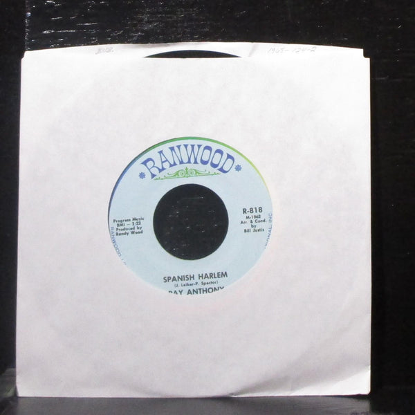 Ray Anthony - I Got The Blues When It Rains 7" VG+ Vinyl 45 Ranwood R-818 USA - Shuga Records