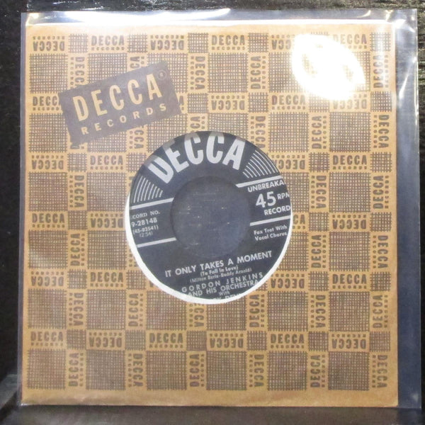 Gordon Jenkins - It Only Takes A Moment / If They Ask Me 7" Mint- Vinyl 45 Decca - Shuga Records