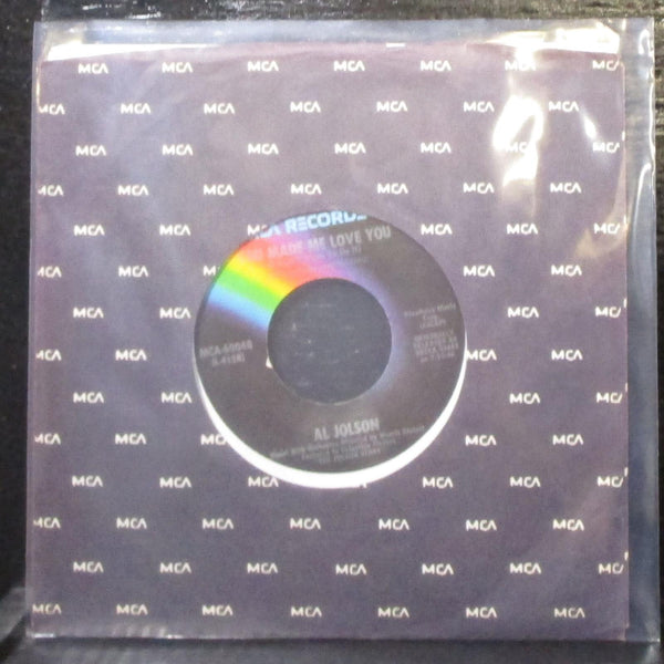 Al Jolson - You Made Me Love You / My Blushin' Rosie 7" VG+ Vinyl 45 MCA-60048 - Shuga Records