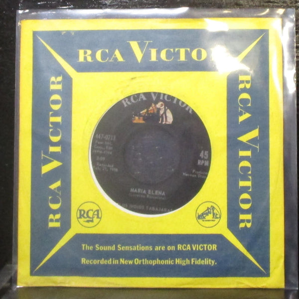Los Indios Tabajaras - Maria Elena / Always In My Heart 7" VG+ Vinyl 45 RCA - Shuga Records
